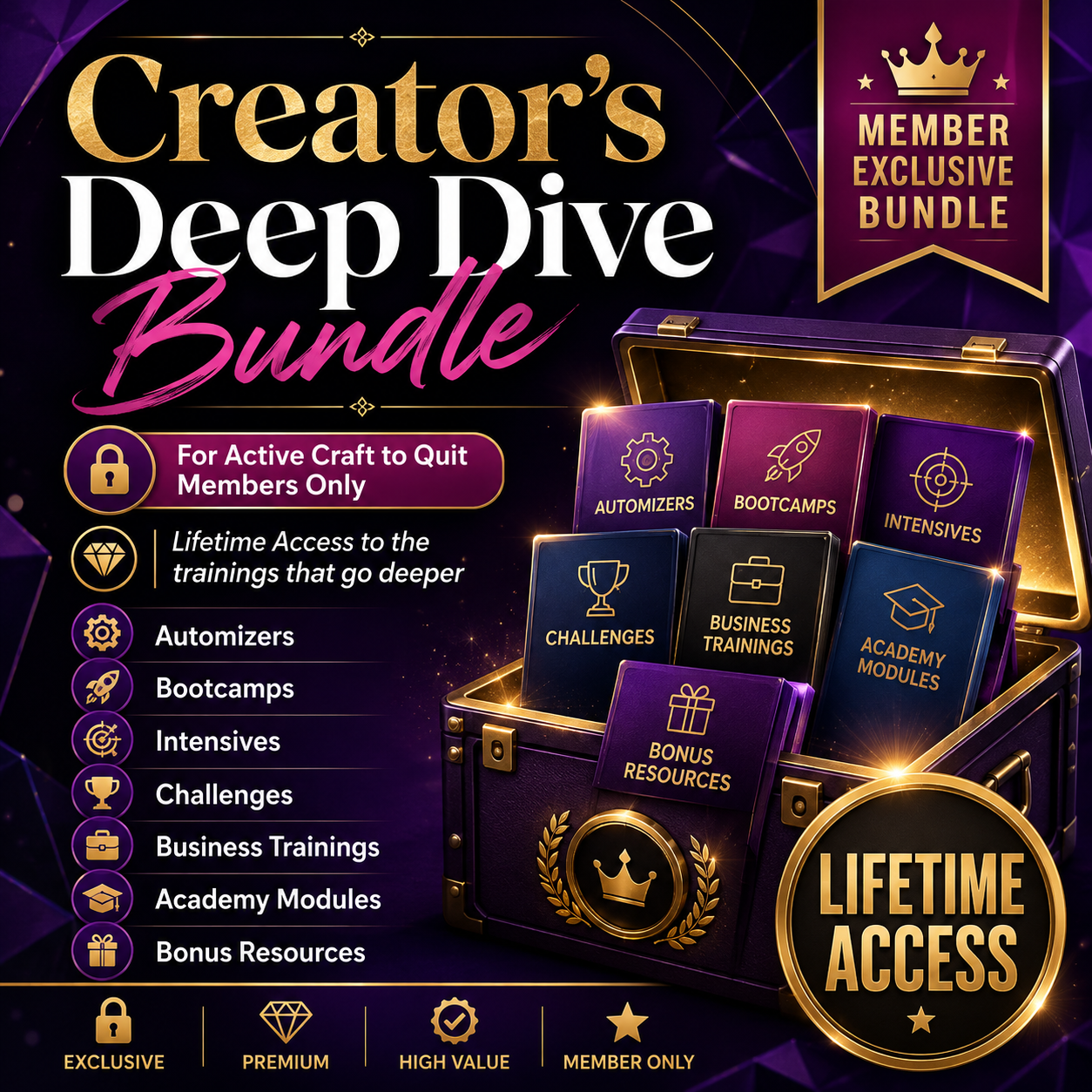 Ultimate Creators Deep Dive Bundle Secret Link for Split Pay Options