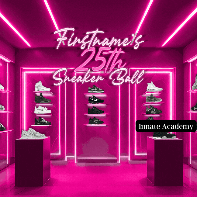 PSD-299: Sneaker Ball Backdrop Design Customize Shoes | Photoshop Template 299