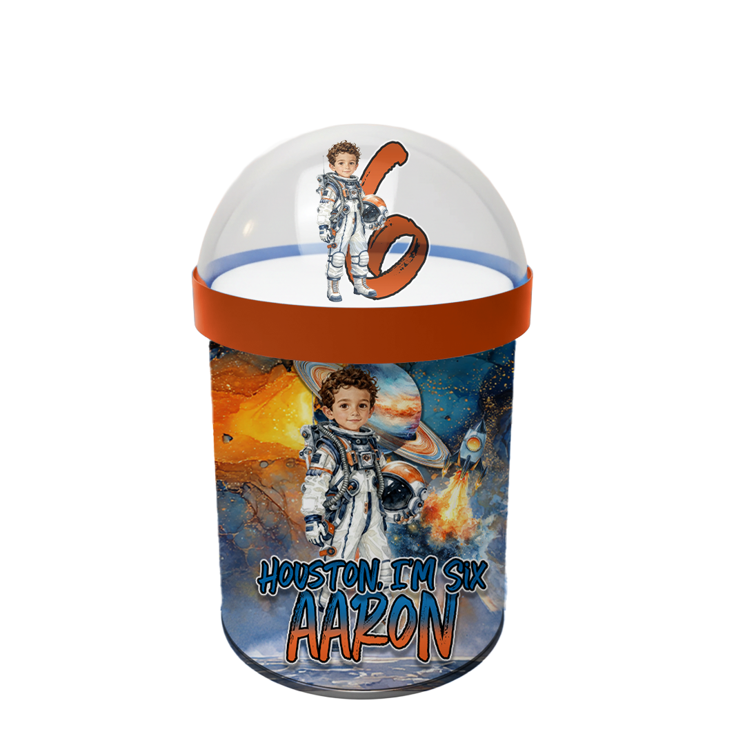 PSD-332: Realistic Mockup Pringles Can with Dome for Kids Party Events & Favors | Photoshop Template 332