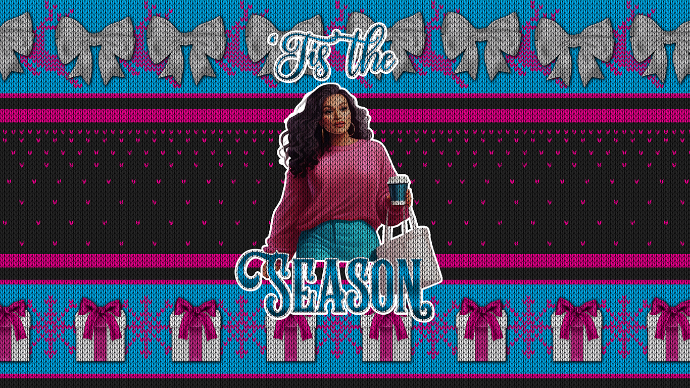 PSD-243 Ugly Christmas Sweater Football Photo Mascot Logo Custom All-Over Sublimation Photoshop Template