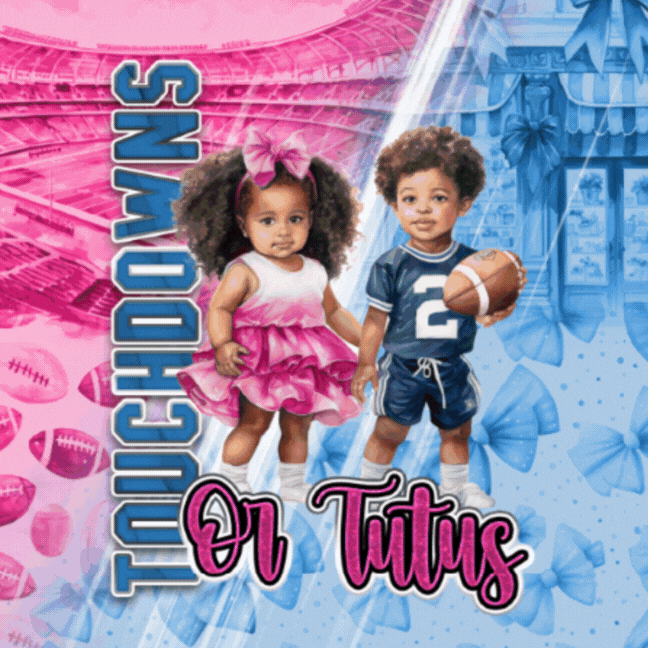 PSD-250: Your 5-Minute Photoshop Template Gender Reveals, Baby Showers, and Sports Designs