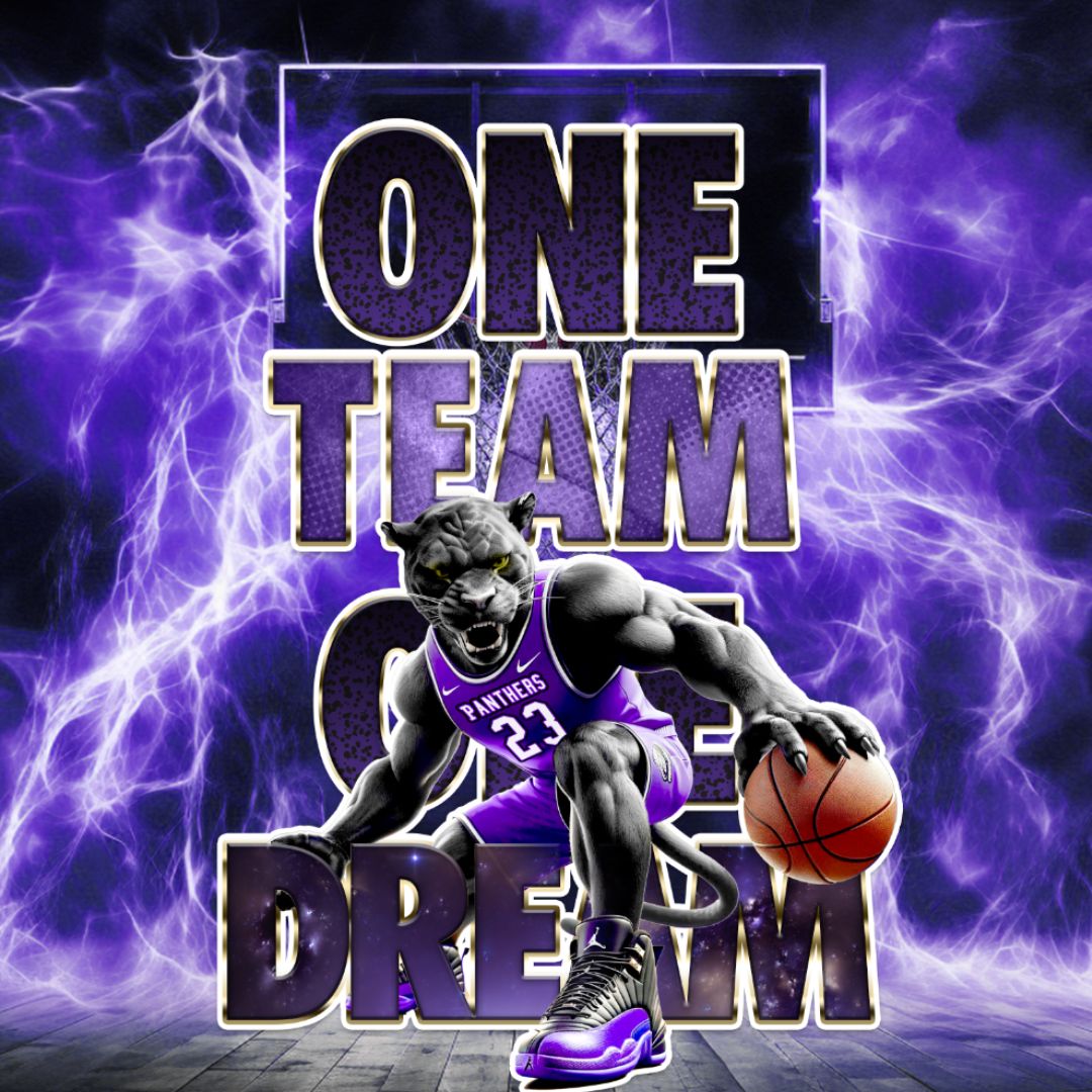 PSD-251 Basketball Mascot One Team One Dream 5-Minute Photoshop Template