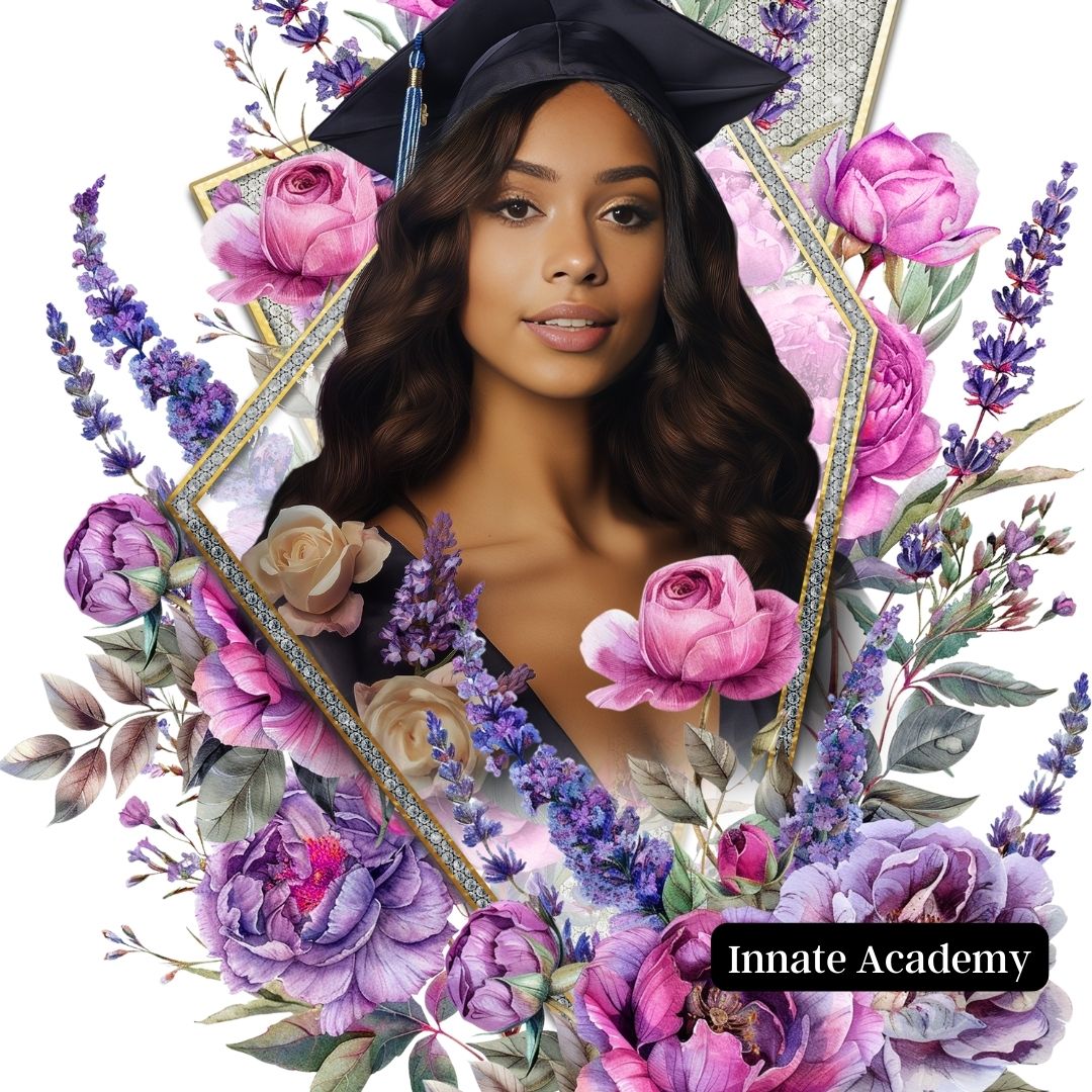 PSD-264: Graduation Mother's Day Memorial Flowers Floral Design Allover Shirt Stole | Photoshop Template 264