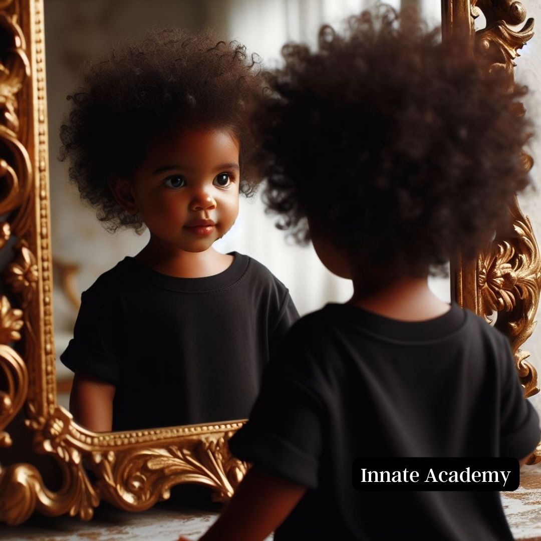 PSD-258: Black History Man in the Mirror Family Reunion Reflection  | Photoshop Template 258