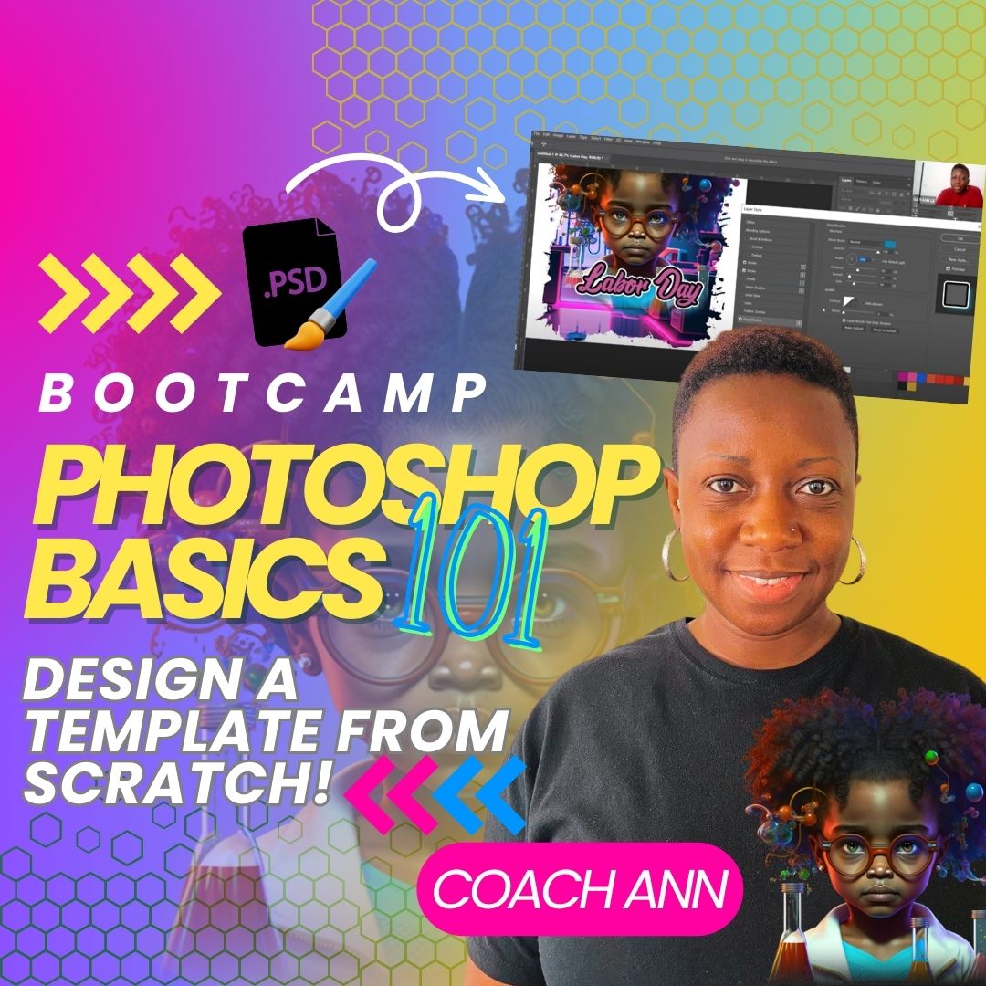 12/6 11AM EST PSD-101P LIVE Hands-On Help Photoshop 101 Basics Class
