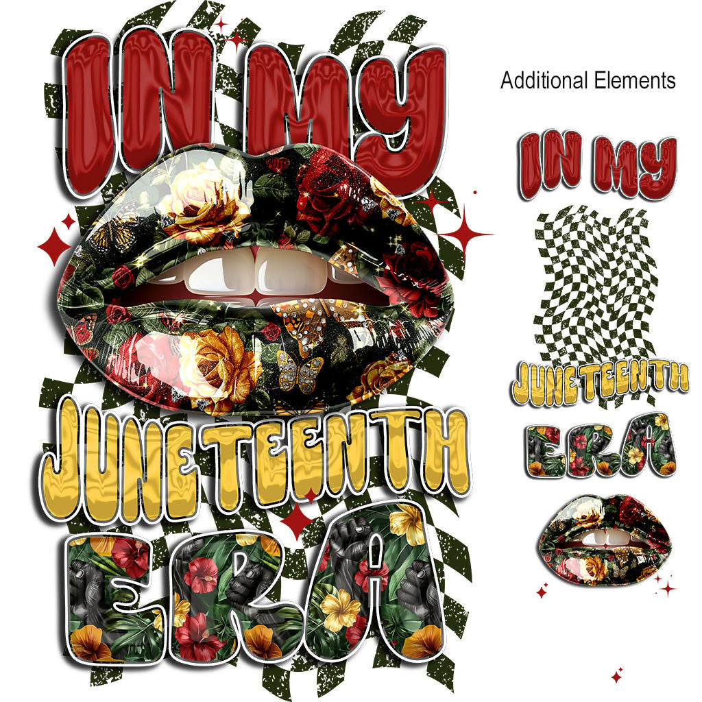 273- In My Era Juneteenth PSD Photoshop Tiff