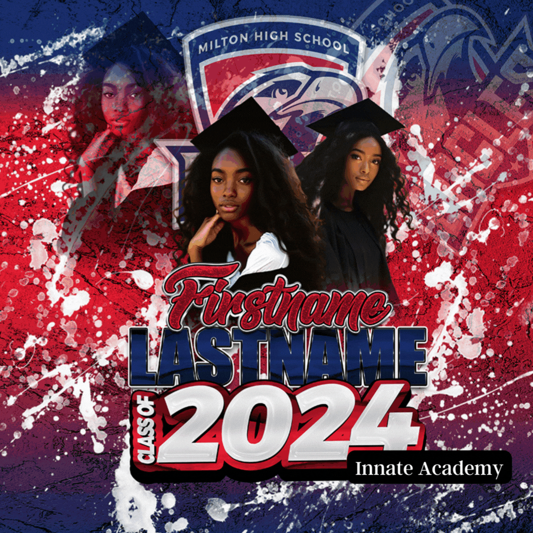 PSD-125-3D MASTER Graduation Stole Shirt Grunge Photoshop Template Mockup All-Over Sublimation Photoshop Template