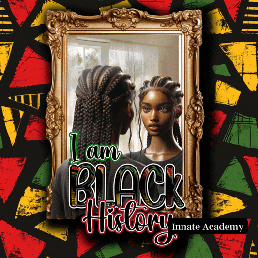 PSD-258: Black History Man in the Mirror Family Reunion Reflection  | Photoshop Template 258