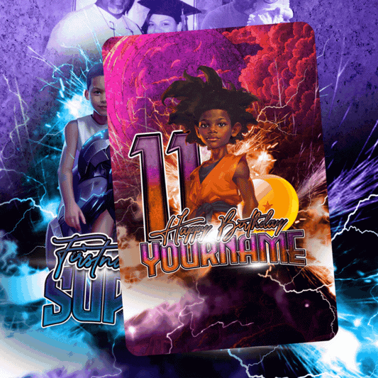 PSD-271: Bootleg 90s Superhero Fathers Day Concert All-Over Center Print | Photoshop Template 271