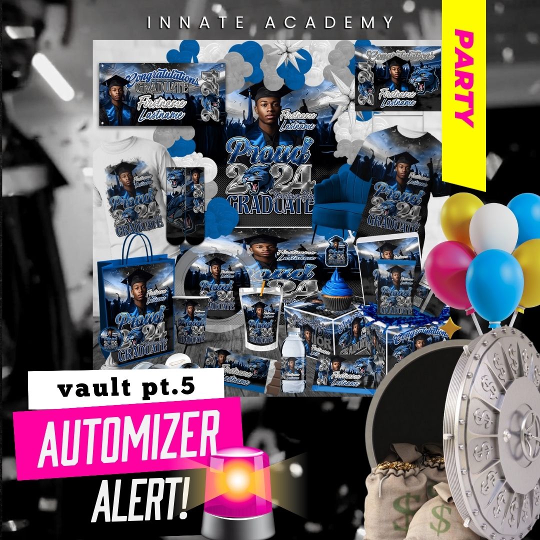 AUTO-262 Automizer 2.0 262 VAULT Mega Mockup Design Print Template Automate