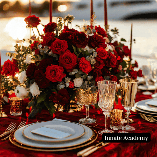 AI-042:  Yacht Party Luxury Table Settings Mockups Menu Midjourney Co-Work and Artwork Access | AI in Action 042