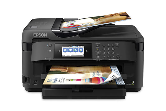 Epson WF-7710 Factory Refurbished New in Box – Sublimation Conversion Ready Wide-Format Printer for Stoles, Towels & Long/Roll Media