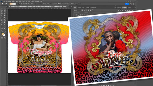 PSD-182 VERSACE STYLE GREEK Remembrance Graduation All-Over Sublimation Photoshop Template