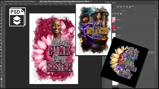 PSD-238 Half Image Half Text All-Over Sublimation Photoshop Design